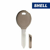 Sterling / Mitsubishi / Jeep / Dodge / Chrysler - Transponder Key Shell – Y160/Y164 Plug Style / Tan (No Chip)- Auto Lock Supplier -key_supplier_in_canada locksmith_supplier_in_canada #